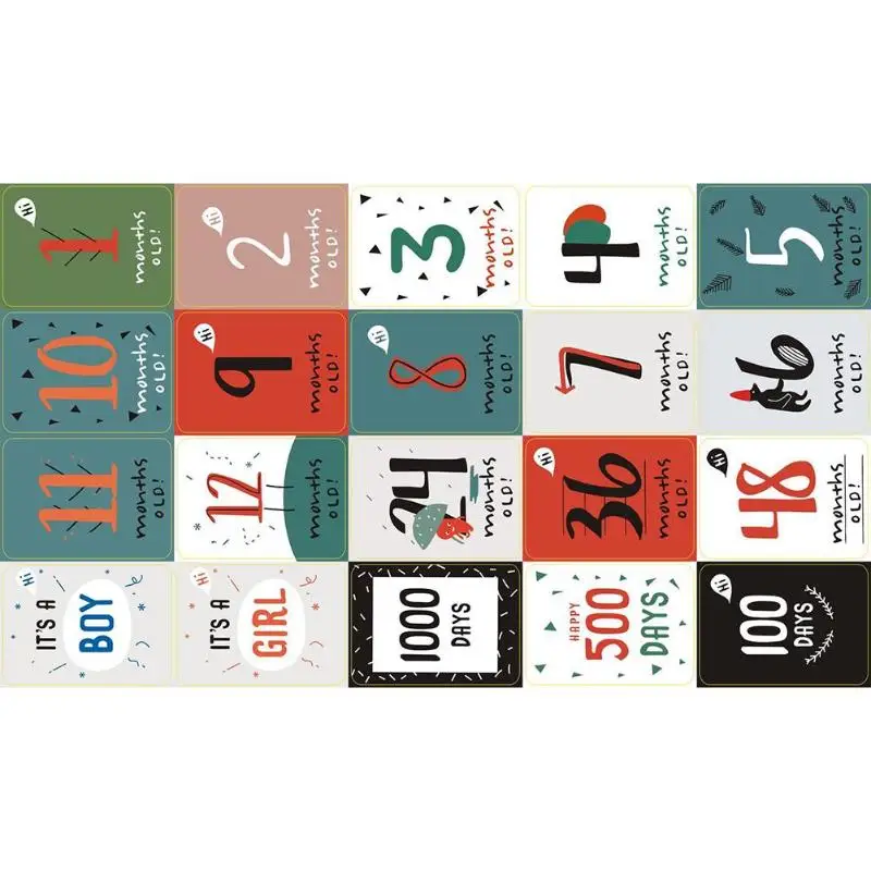 20 шт. памятные карточки для детского роста|Наборы отпечатков рук и стоп| |