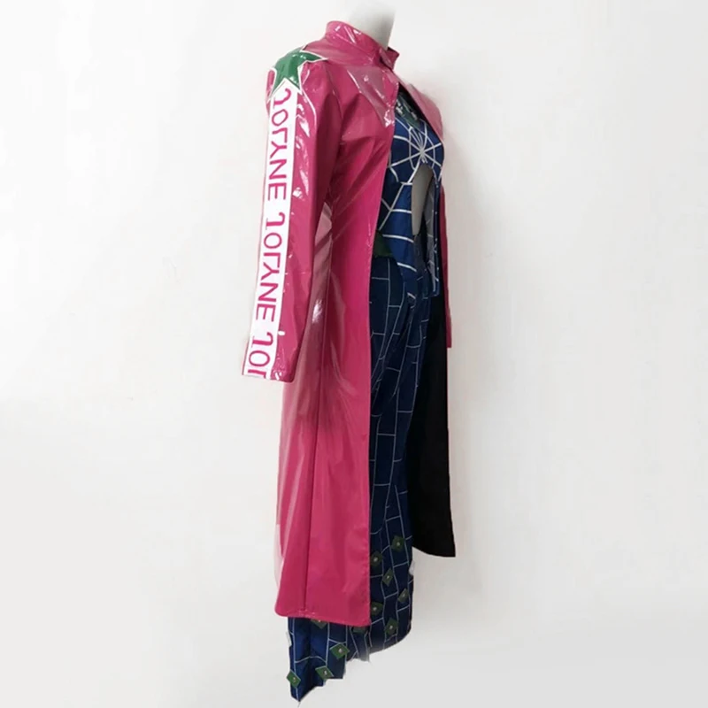 

Anime Comic JoJo's Bizarre Adventure Cosplay costumes Jolyne Cujoh Cosplay Costume Uniforms Suits Clothes outfit Long Coats Hot