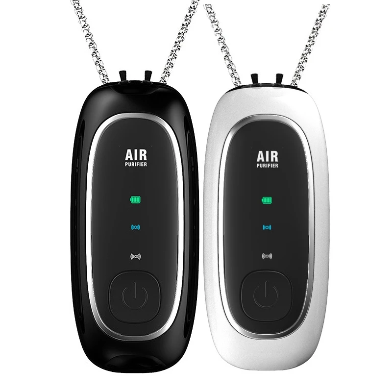 

Top Deals Hanging Neck Purifier Personal Wearable Mini Portable 150 Million Negative Ion Necklace Car Air Purifier