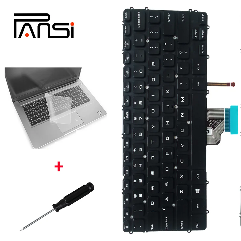 Английская клавиатура для ноутбука с подсветкой Dns Dell Black Precision M3800 XPS15 XPS 15-9530 15 9530