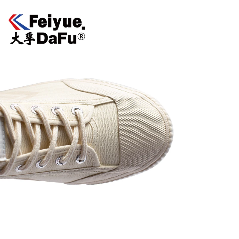 Dafu Feiyue/парусиновая обувь; винтажные вулканизированные мужские и женские модные новые кроссовки; удобные нескользящие трендовые бежевые туфли; 795