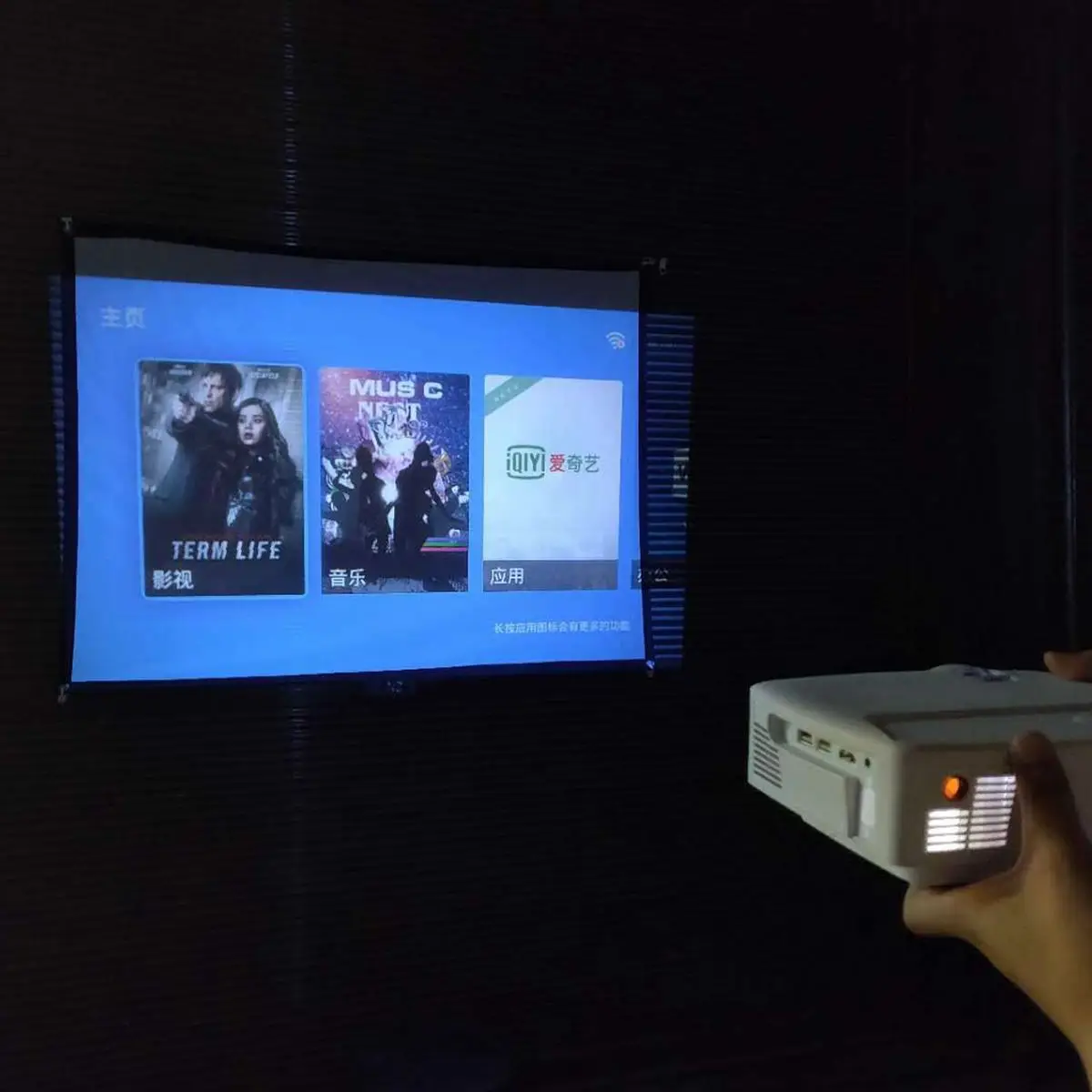 

16: 9 Projection Screen 3D 4K Full HD 60/72/84/100/120/150inch Cloth Soft Screen Projector Movie Foldable for Camping Film