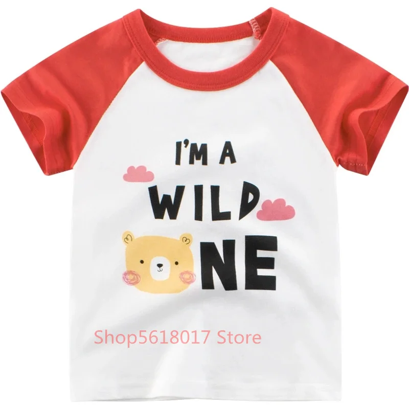 

girls boys tees cartoon t-shirt cotton children's t shirt kids tops toddler infant t shirts baby boy clothes 2021 summer