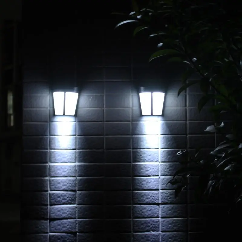 6LED ретро уличный солнечный светильник садовый настенный декоративный датчик