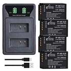 Питание для фотографий, аккумулятор EL20a + встроенное двойное зарядное устройство USB светодиодный Nikon Coolpix P1000 Nikon1 J1, J2, J3 Nikon1 AW1