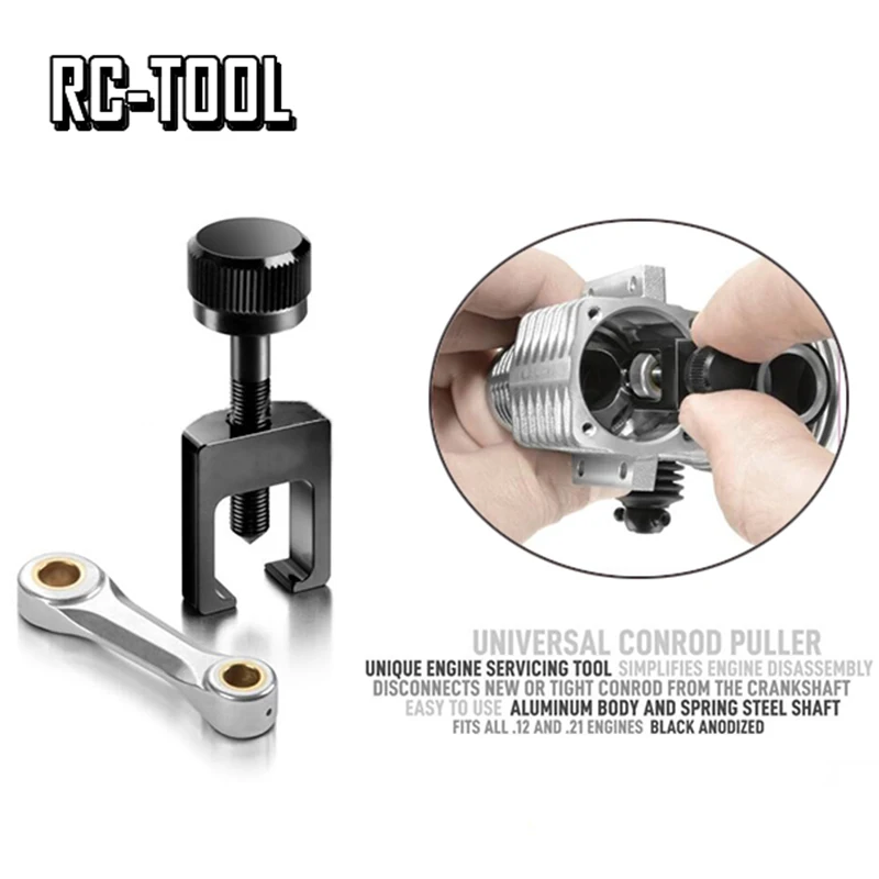

RC Car Engine Conrod Puller Remover Tool For .12 .21 Engine Buggy Drift HSP Raacing WLtoys TAMIYA ARRMA