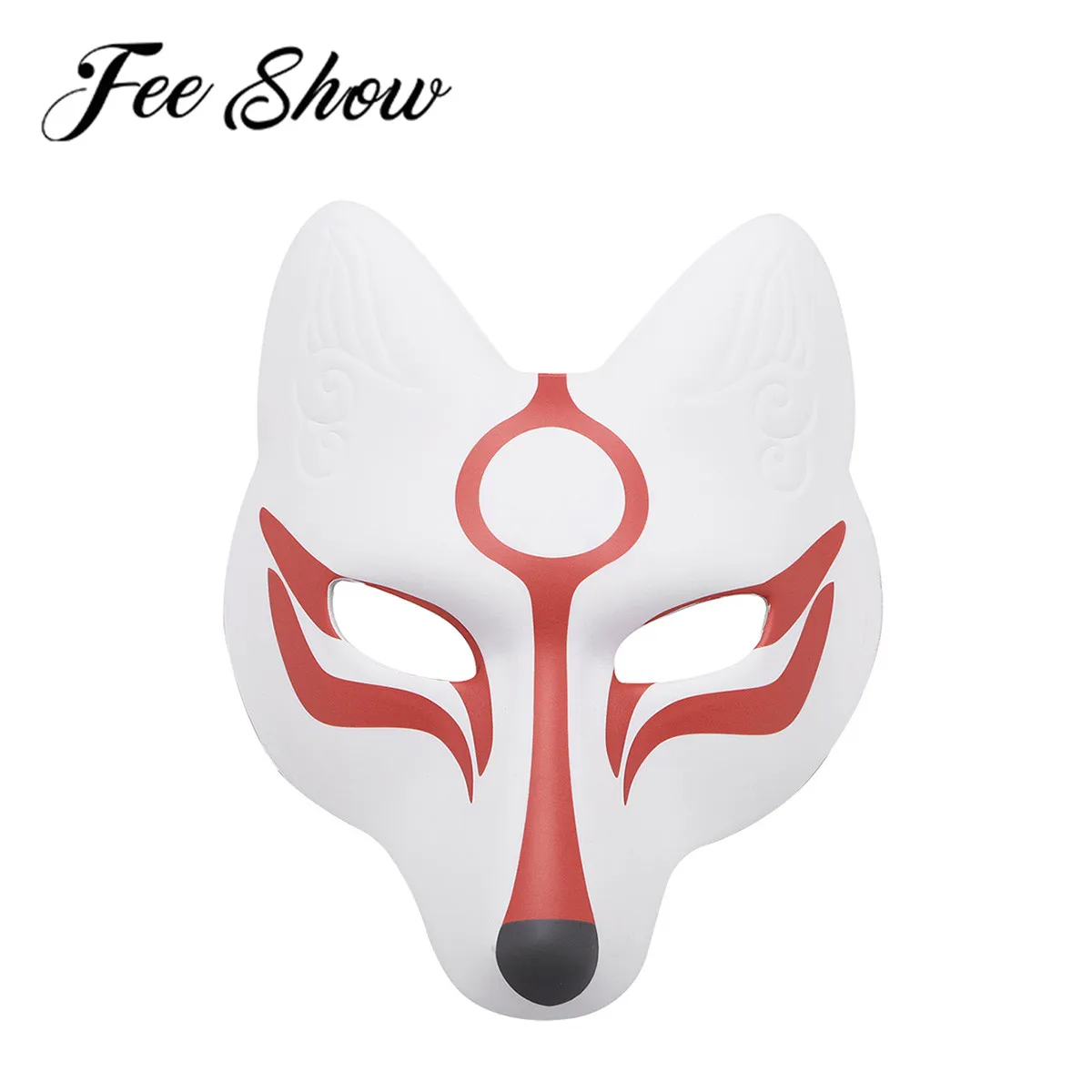 Маска из искусственной кожи для ролевых игр аксессуар косплея в японском стиле