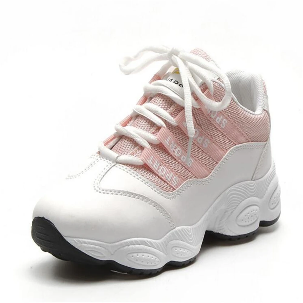 Новый Для женщин спортивная обувь бренд кроссовки из дышащего материала женская