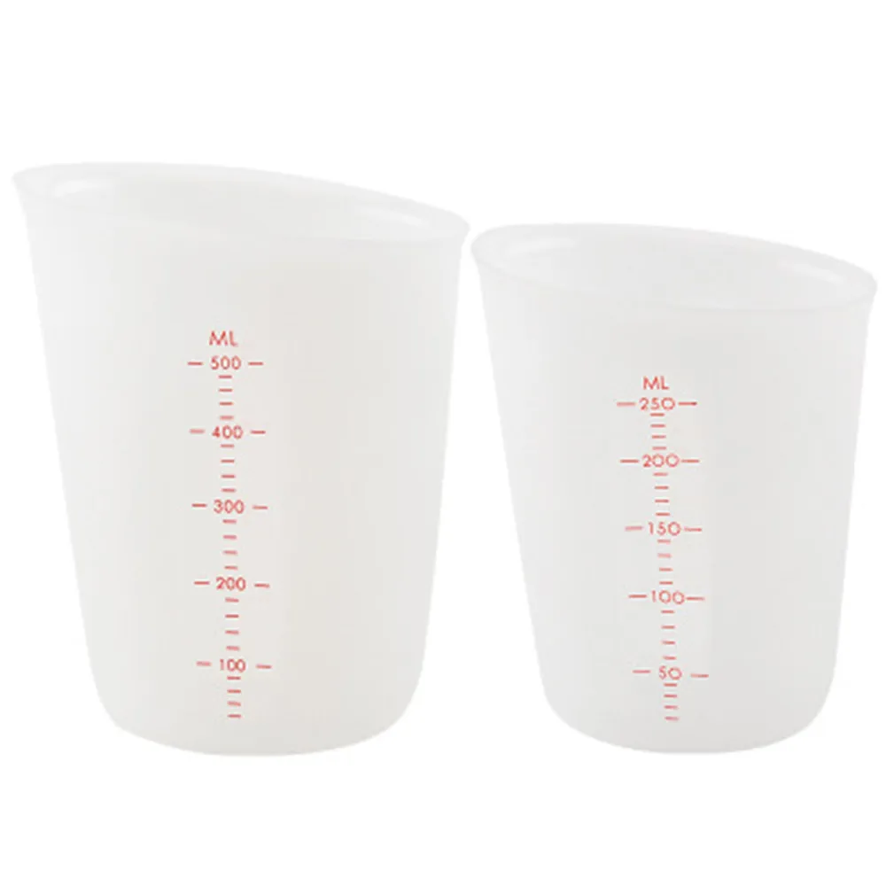 Exploding Food Grade Silica Gel Class: Translucent Internal And External Double Scale Soft 250ml500ml Measuring Cup | Дом и сад