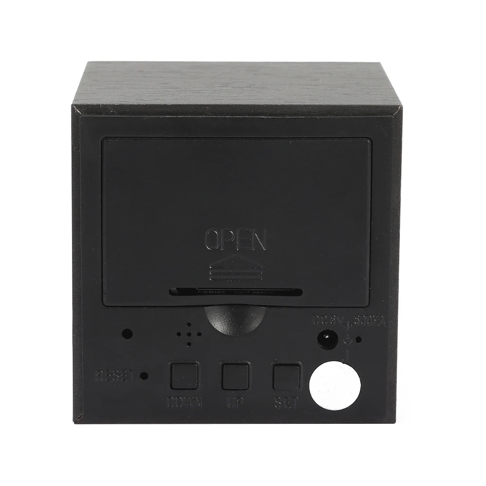 2019 Оригинальный Деревянный светодиодный Будильник контроль температуры дисплей