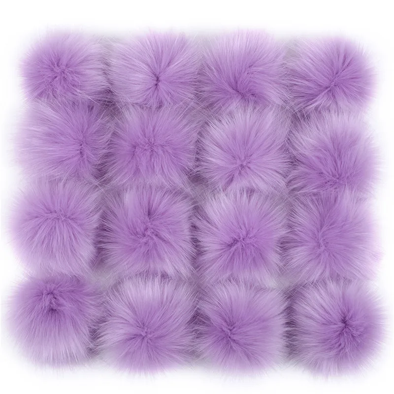 

1 PC 12cm Pom-Poms For Hats Hairball Decorative DIY Crafts For Handicraft Pompon Natural Fur Accessories For Toys Kitting Hat