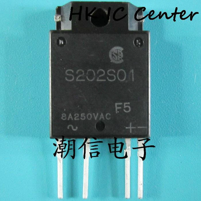 1 шт. S202S01F S202S01 реле SSR 240VAC 8A TRIAC 4-sip твердотельные в наличии SIP Тип Для управления