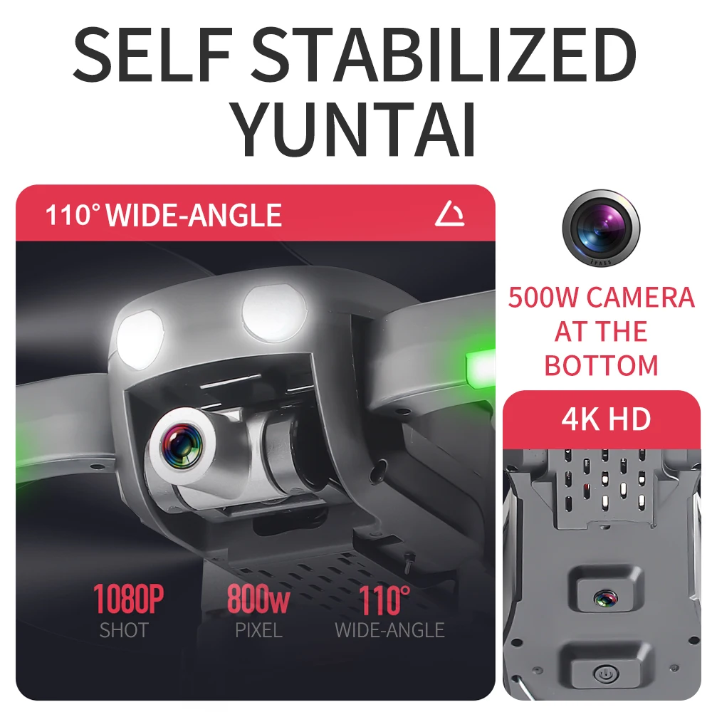Новый CSJ X1 Дрон gps HD 4k 5G wifi FPV 1200m Двойная камера 4 осевой механический ESP PTZ бесщеточный мотор RC