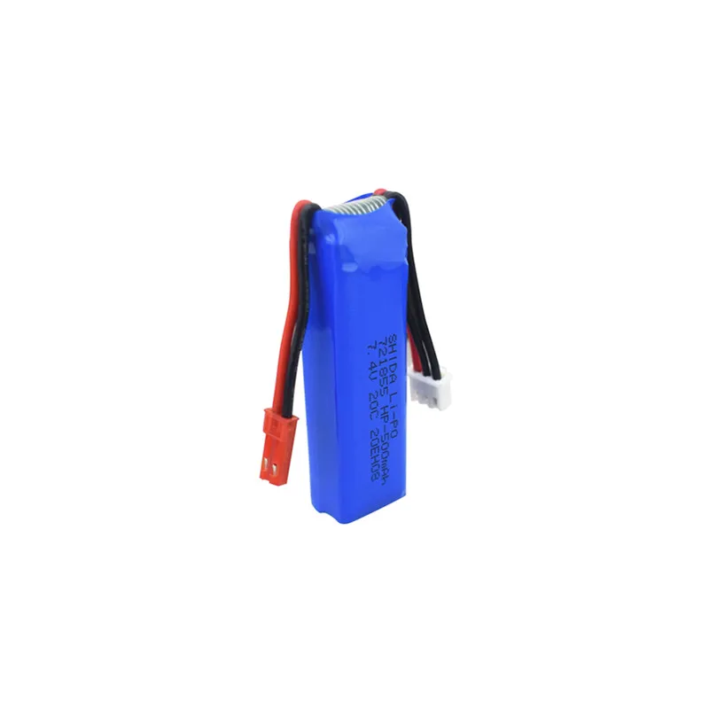 

7.4V 500mah lithium battery for Wltoys A202 A212 A222 A232 A242 A252 four-wheel drive remote control drift high-speed car batter