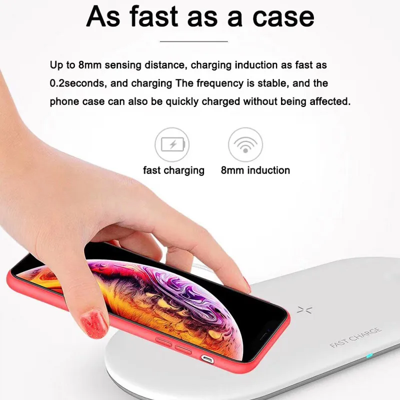 3 в 1 лучшее Беспроводное зарядное устройство для Iphone и Apple Watch 4 Airpods 10 Вт быстрая