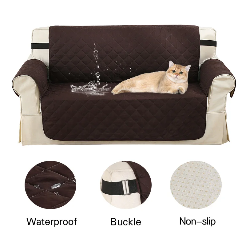 Чехлы для диванов чехлы серого цвета с защитой от брызг противоскользящие