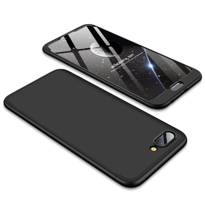 Для huawei Honor 10 чехол COL-L29 Honor 20 s чехол 360 Защитный противоударный чехол для Funda Honor 10 Lite 20 Pro 10i 20i 20 s Honor20 s - Цвет: Черный