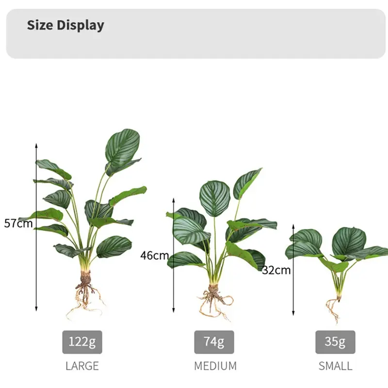 Искусственные растения с корнем зеленых яблок 6-12 листьев искусственные для дома