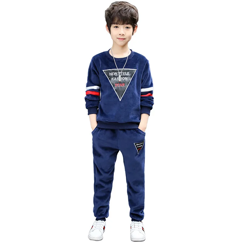 

Children Clothing 2019 Autumn spring boys Clothes Hoodies+Pants Outfit Kids sports Clothes Suit For boy Clothing Sets