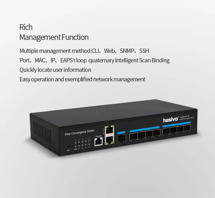 Управляемый коммутатор гигабитный конвертер медиафайлов SFP 9 SFP 2 1000 Мбит/с RJ45 ethernet коммутатор волоконно-оптический медиаконвертер 1 консольный порт