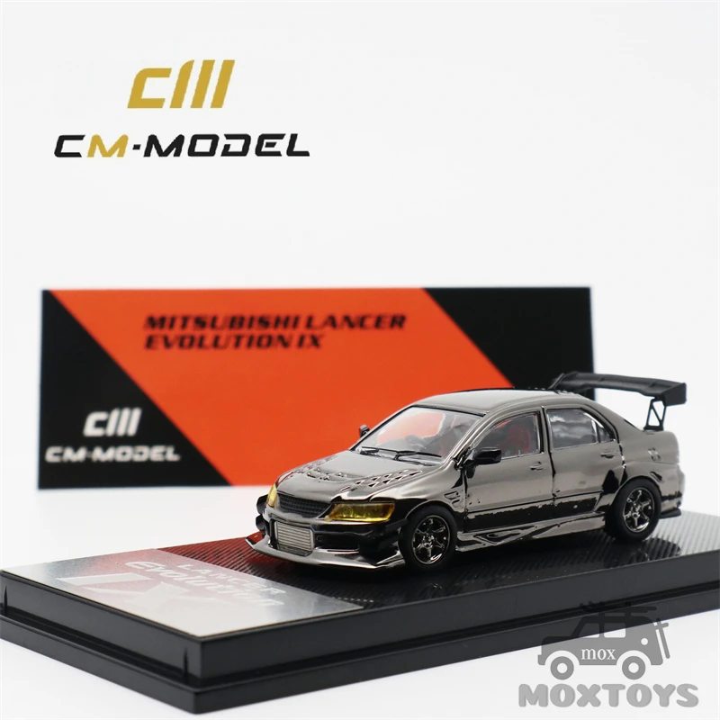 CM модель 1:64 Mitsubishi Lancer Evolution EVO IX Voltex Black Chorme литая автомобиля|Наземный транспорт| |