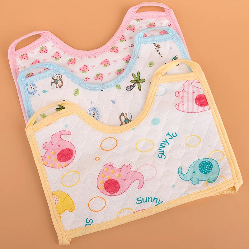 

Style Newborn 0-2years Baby Bibs Cotton Saliva Towel Square Shape Child Infant Burp Cloths Kids Feeding Pocket