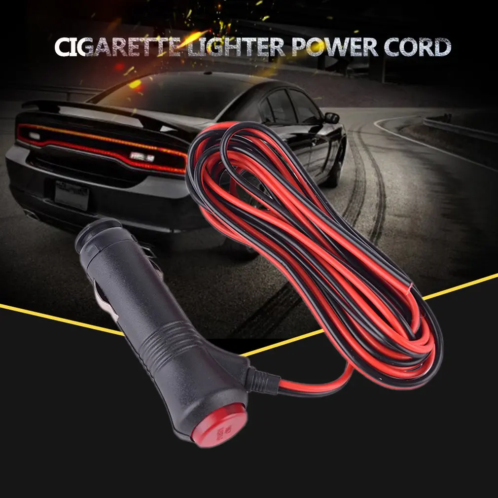 Автомобиля 12v-24v пробки прикуривателя Мощность шнур розетка для автомобильного