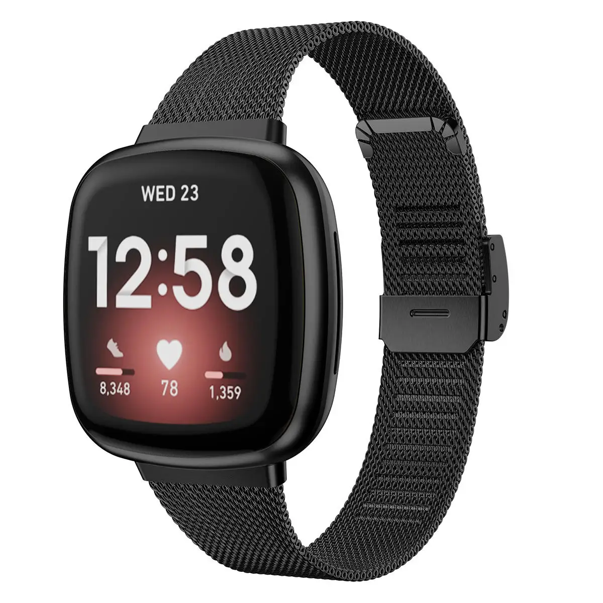 Миланская Петля из нержавеющей стали для Fitbit Versa 3/sense ремешок на запястье