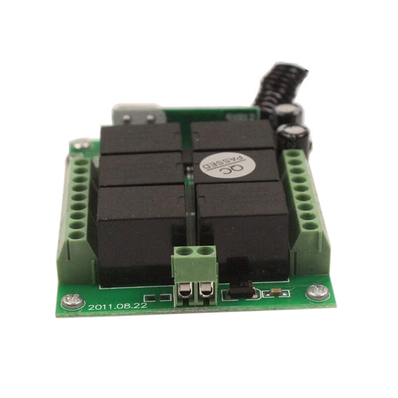 12 В 6 каналов 315 МГц реле беспроводной Радиочастотный пульт дистанционного