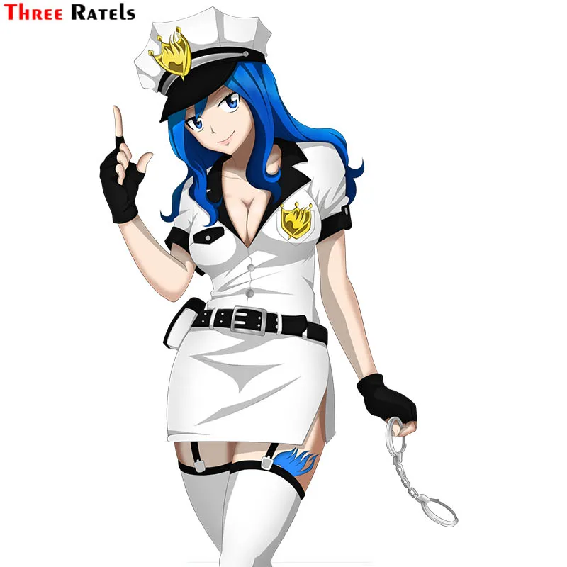 

Three Ratels F212 Officer Uniform Juvia Fairy Tail Stickers For Iphone12 Cute Girl Car Sticker Decor Waterproof Vinyl Decal