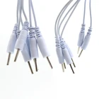 50 шт. 2-контактный 4-контактный разъем постоянного тока 2,0 мм стандартная линия мм штырьковый тип иглы Соединительный шнур с аналогичным стимулятором