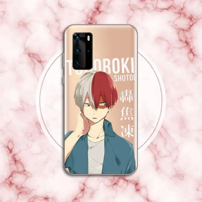 

My hero academia Phone Case Transparent for Xiaomi Redmi note 10 t 8 9 pro lite 11 Huawei P honor 8 10i 20 30 40 smart 2019