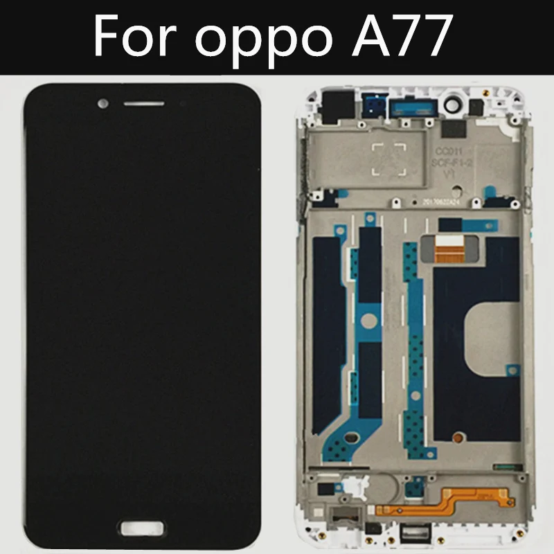 

5.5" For Oppo A77 LCD A77T LCD DIsplay +Touch Screen with frame Digitizer Assembly Replacement Accessories