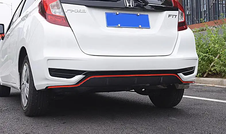 Для Honda FIT JAZZ ABS задний бампер диффузор протектор для 2018 2019 YCK Боди Комплект