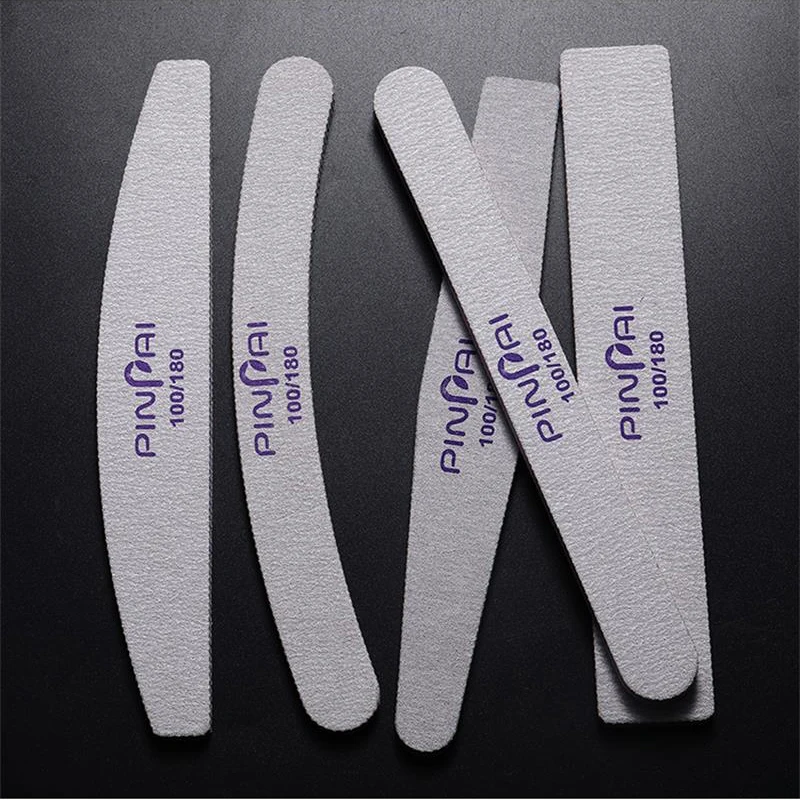 

5Pcs 100/180 Grits Nail Files Manicure Pedicure Buffer Block Nail Art Tips UV Gel Polisher File Double Side Nail Tool
