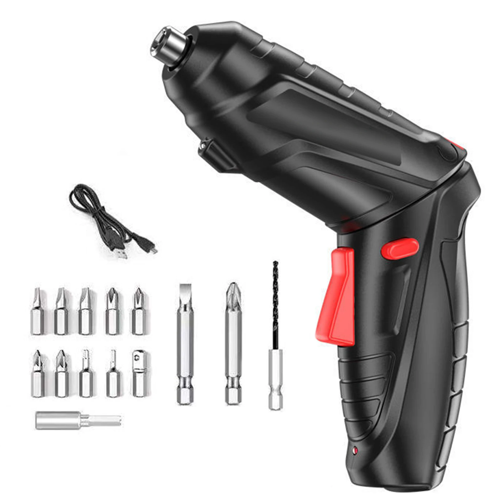 

Electric Multi-function Power Drill Screwdriver Cordles Hole Lithium Battery Rechargeable Screwdriver Household DIY Power Tools
