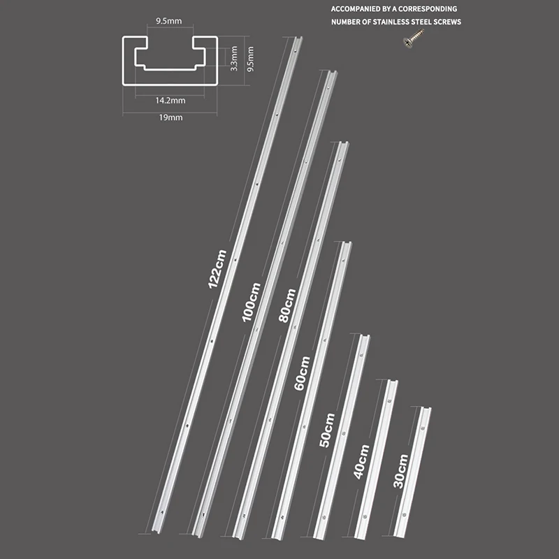 T трек алюминиевых деревообрабатывающая Фасонная Т образная треков торцовочный