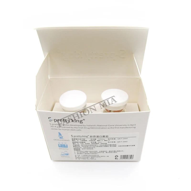 Коллагеновая сыворотка с гиалуроновой кислотой для удаления морщин лифтинга и