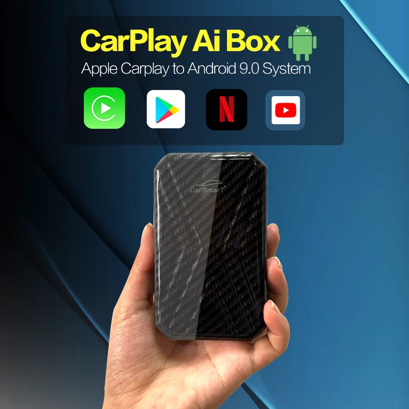 

Carplay Ai Box For Apple Wireless Carplay IOS Bluetooth Adapter Android Tv Box 9.0 Phone Cast Mirrorlink Car Multimedia Player