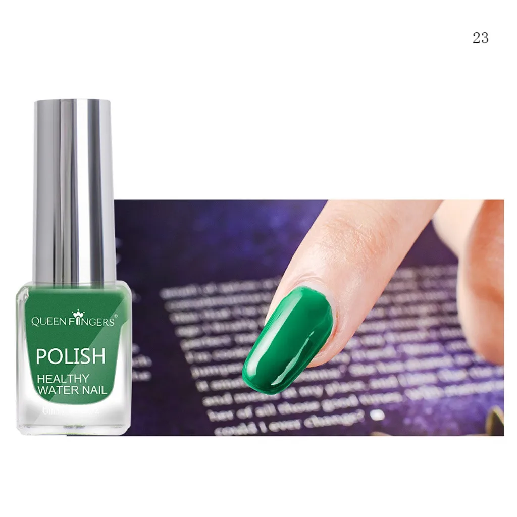 25 цветов Отшелушивающий лак для ногтей Vernis Ongle Lakiery Hybrydowe на водной основе чистый телесный серебряный цвет Лак Блеск для ногтей H7