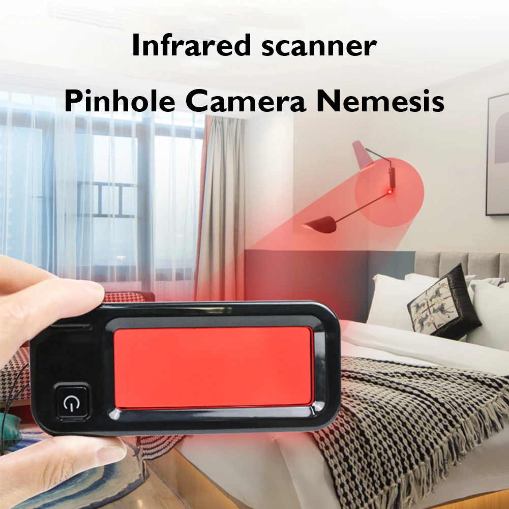 

Multi-purpose Wireless Camera Detector Rechargeable Infrared Hide Lens Signal Finder Monitor for Self-Security