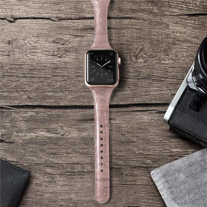 Ремешок для часов силиконовый Apple Watch 5/4/3/2/44/40 мм | Наручные часы