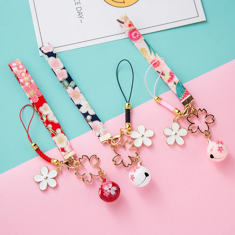 Лента CHUNOU с колокольчиком и подвеской для телефона японская подвеска помпоном