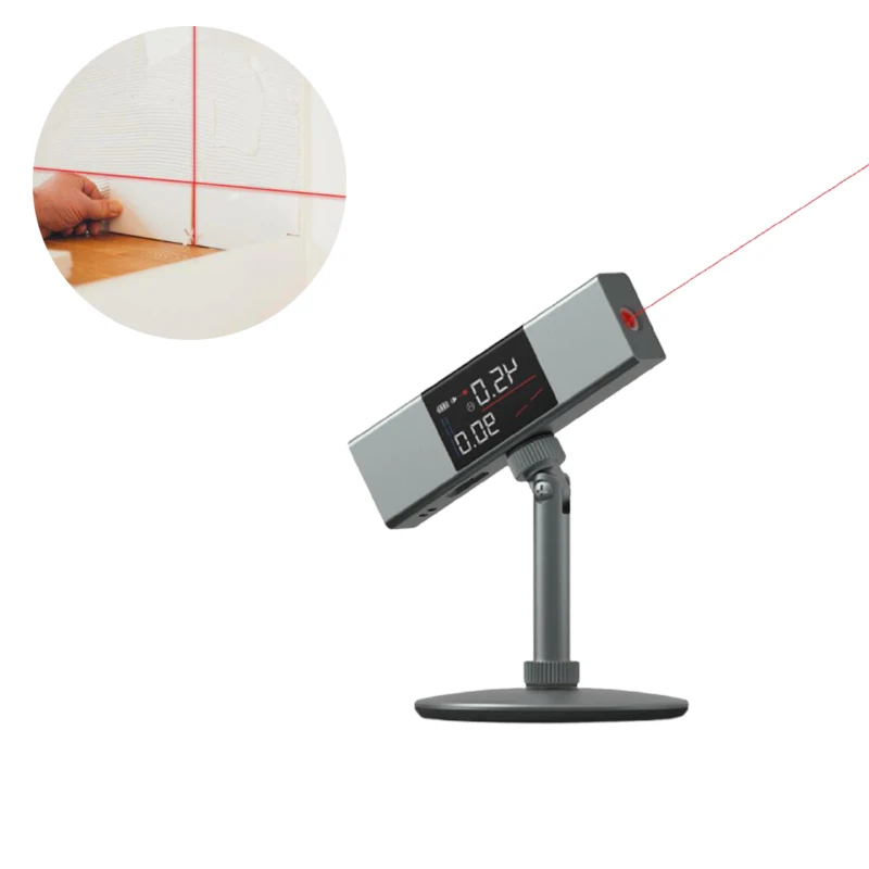 New 2021 DUKA LI1 Laser Protractor Digital Inclinometer Angle Measure 2 in 1 Level Ruler Type-C Charging Measurement | Бытовая техника