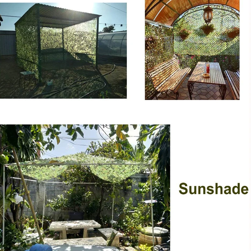 1.5X5M 1.5X7M Outdoor Camping Camouflage Net Hunting Blinds Shooting Shelter Woodland Jungle Camo Mesh Car Cover Sun | Спорт и
