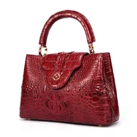 yuee new arrival contracted fashion large capacity crocodile leather women handbag commuting Real leather women bag