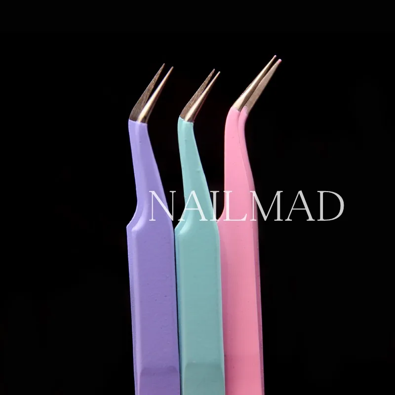 Щипцы из нержавеющей стали Nail MAD 2 для наращивания ресниц инструменты укладки |