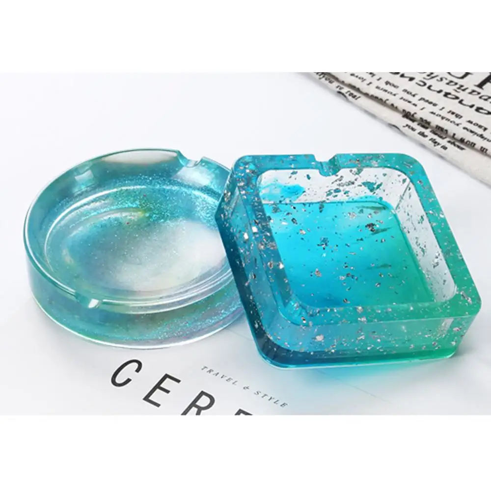 Пепельница ручной работы подставка гибкая силиконовая форма для растений