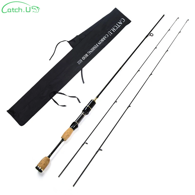 

Spinning Fishing Rod 2 Tips UL/L Lake Spinning Rod 1.8m 0.8-5g Lure Weight 2-5LB Line Weight Lure Rod 99% Carbon Fishing Rod