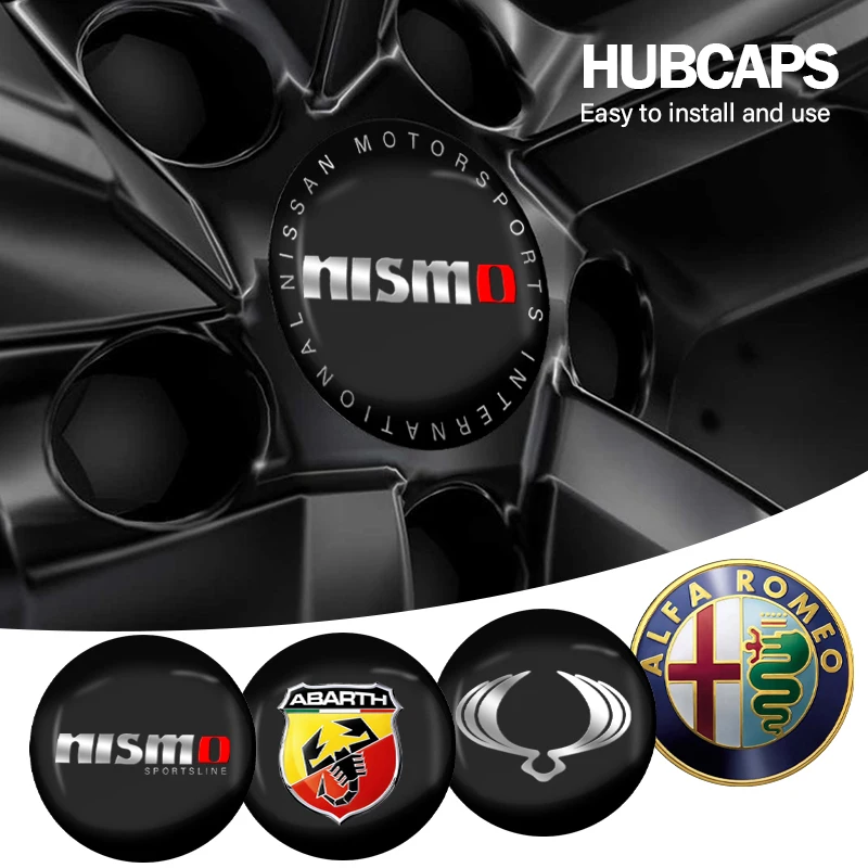 

4pcs Car Wheel Center Hub Cap Rim Sticker Decals for Infiniti FX35 Q50 Q30 ESQ QX50 QX60 QX70 EX JX35 G35 G37 EX3 Auto Goods